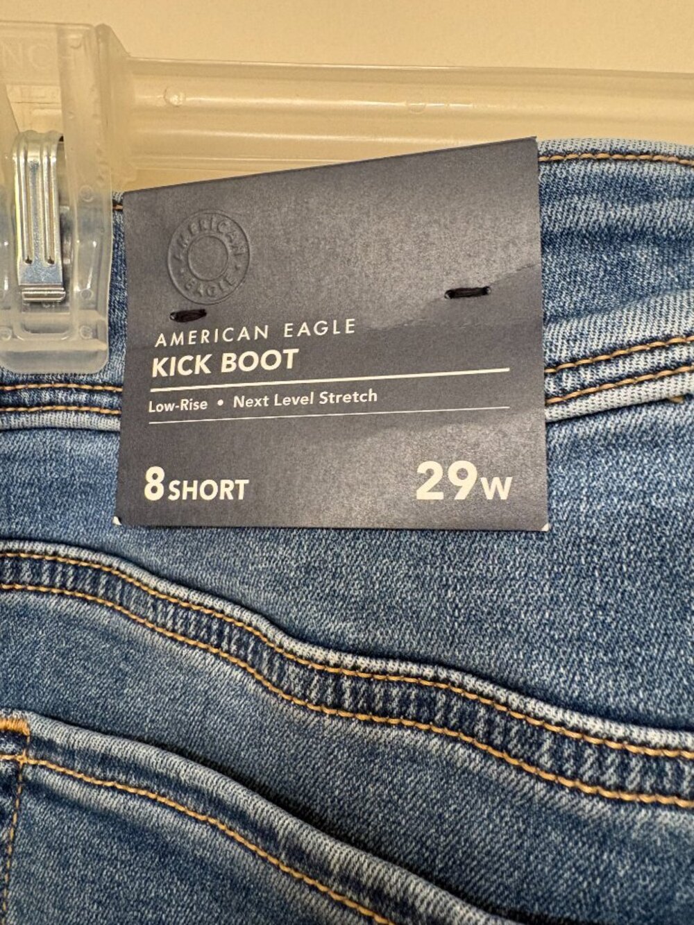 American Eagle Size 8Short Denim Jeans NWT - Picture 3 of 5